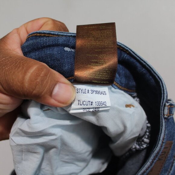 Kut From The Kloth Women Blue Jeans Denim Casual Size 24W - Picture 9 of 11